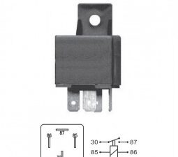 Relays/ RELAY AUXILIAR IVECO CAMIONES / 24V - 40 AMPERES - 4 TERMINALES / Maromec un Aliado para tu Comercio