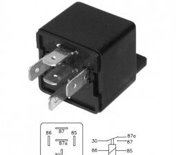 Relays/ RELAY DE ANTENA ELECTRICA CHEVROLET MONZA - CHEVETTE / 12V - 40/20 AMPERES - 5 TERMINALES / Maromec un Aliado para tu Comercio