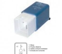 Temporizadores/ TEMPORIZADOR DE ELECTROVENTILADOR FORD ESCORT DIESEL SIN AIRE ACONDICIONADO DESDE «99 / 12V - 4 TERMINALES / Maromec un Aliado para tu Comercio