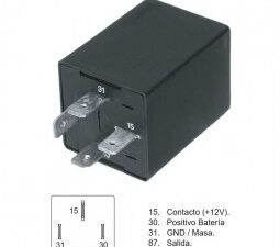 Temporizadores/ TEMPORIZADOR DE CORTE DE GAS OIL EL DETALLE / 24V - 4 TERMINALES / Maromec un Aliado para tu Comercio