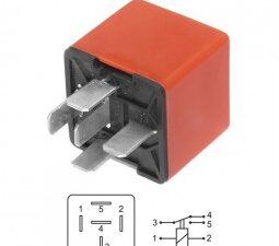 Relays/ RELAY DE LUNETA TERMICA. FAROS Y AIRE ACONDICIONADO RENAULT 9 - 11 - TRAFIC - RODEO / 12V - 40/20 AMPERES - 5 TERMINALES / Maromec un Aliado para tu Comercio