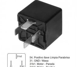 Temporizadores/ TEMPORIZADOR DE LIMPIAPARABRISAS FORD SIERRA - FIESTA - ESCORT HASTA ´94/´97 / 12V - 4 TERMINALES / Maromec un Aliado para tu Comercio