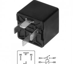 Relays/ RELAY INTERRUPTOR DE BOCINA. LUCES Y ACCESORIOS UNIVERSAL SIN ABRAZADERA DE SUJECION / 12V - 50 AMPERES - 4 TERMINALES / Maromec un Aliado para tu Comercio