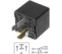 Relays/ RELAY INTERRUPTOR DOBLE SALIDA DE BOCINA. LUCES Y ACCESORIOS UNIVERSAL SIN ABRAZADERA DE SUJECION / 12V - 50 AMPERES - 5 TERMINALES / Maromec un Aliado para tu Comercio