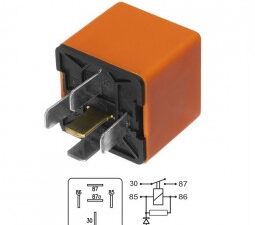 Relays/ RELAY AUXILIAR VW FOX - GOL - POLO - SURAN / 12V - 40 AMPERES - 5 TERMINALES / Maromec un Aliado para tu Comercio