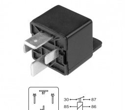 Relays/ RELAY INTERRUPTOR DE ARRANQUE Y AIRE ACONDICIONADO UNIVERSAL / 12V - 70 AMPERES - 4 TERMINALES / Maromec un Aliado para tu Comercio