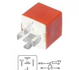 Relays/ RELAY INVERSOR UNIVERSAL DE ACCESORIOS (SIN ABRAZADERA) / 12V - 40/20 AMPERES - 5 TERMINALES / Maromec un Aliado para tu Comercio